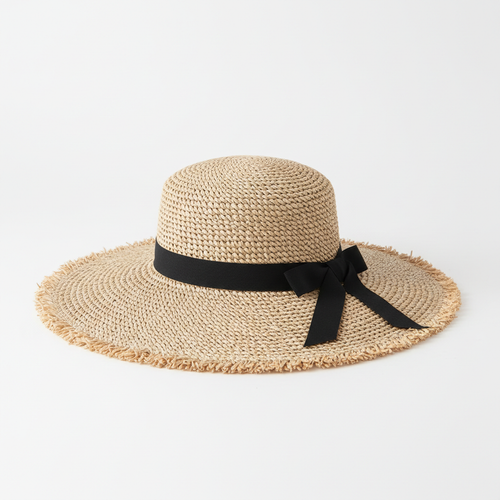 Boho Straw Beach Hat